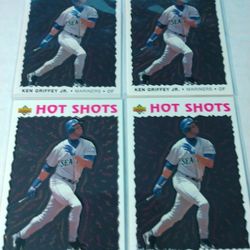 1993 Upper Deck Ken Griffey Jr Baseball Card Lot Of 4