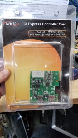 USB 3.0 PCI Express Controller Card