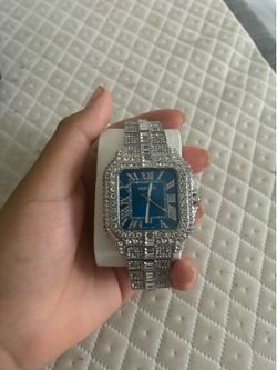 Iced out blueface Cartier