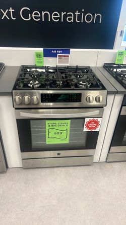 Kenmore Stainless Steel Gas Range with Air Fry