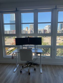Natural/Light Oak Standing Desk