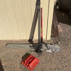 Jack. Hi Lift Like New W/case And Stand Jeep,4x4,truck, Off-road 