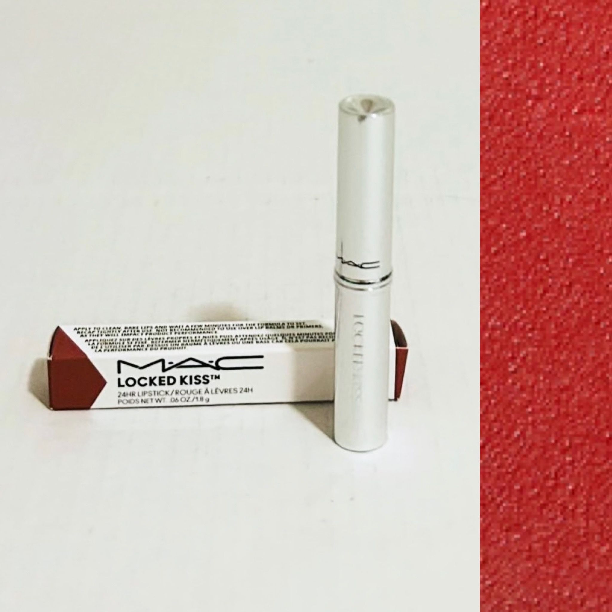 МАС Locked Kiss 24HR Lipstick 99 Extra Chili