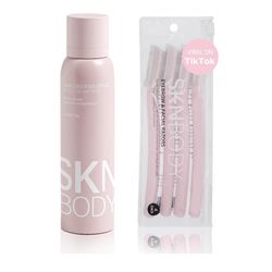 Hair Identifier Spray for Face Shaving and Dermaplaning Tool with 4 Razors, Upgraded Dermaplaning Spray for Women Facial Hair Removal, Gentle on All S