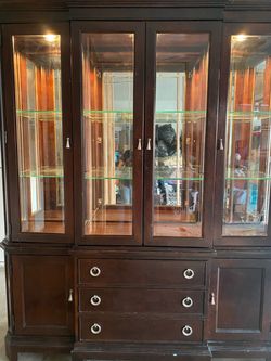 Cherry Wood Hutch  $450/OBO