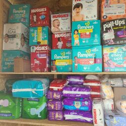 Diapers Of All Sizes And Counts 
