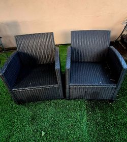 I assembled two patio chairs, but I never used them.