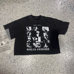 Hype dept black hidden archives tee