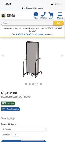 Screen Divider De Alto Es 10-12 Pie