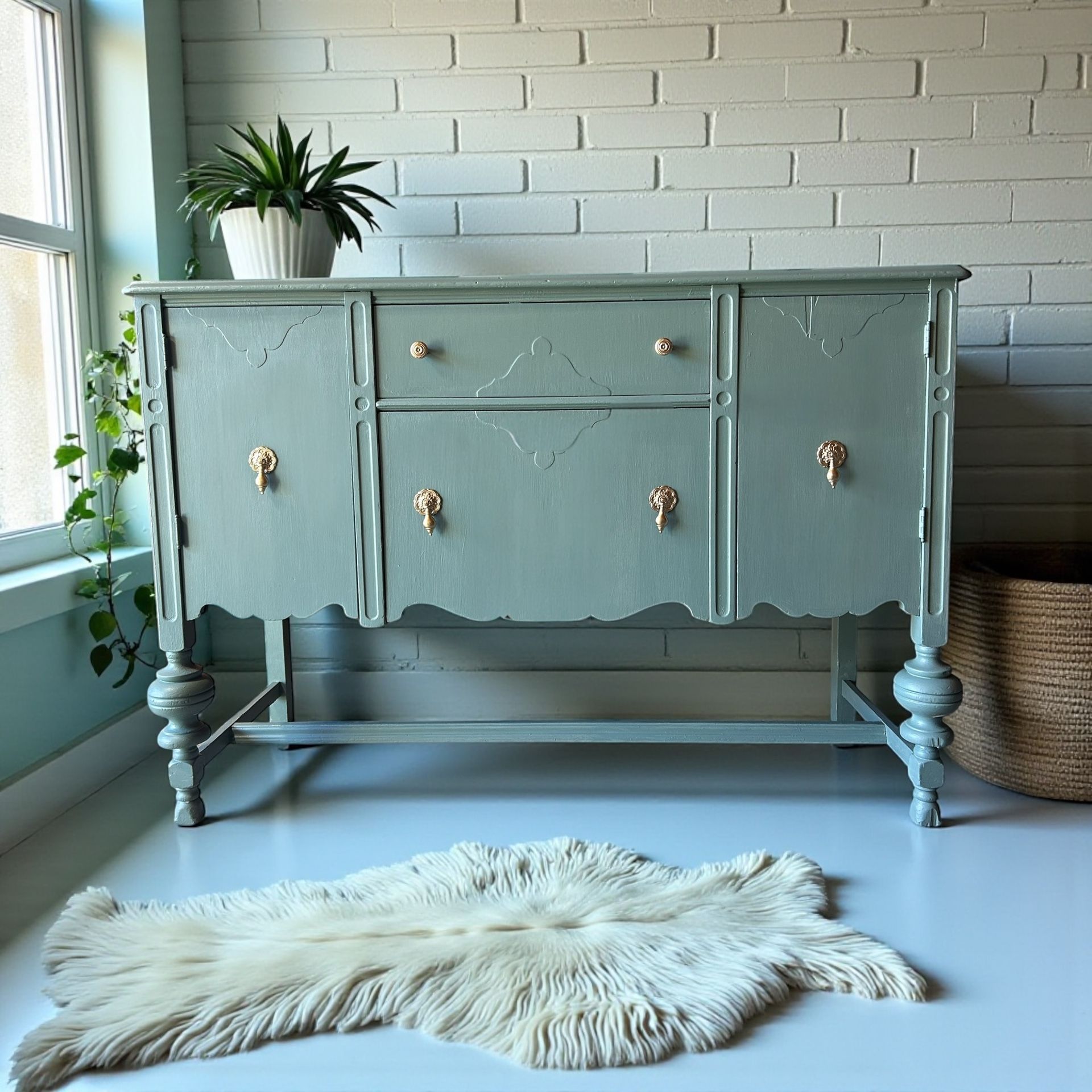 Willow Sage Sideboard Buffet