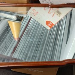 Vintage Ornate Wooden Mirror 