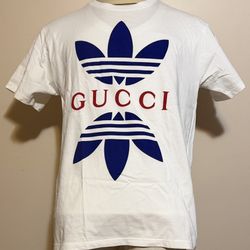 Gucci Adidas Designer Tshirt Collab Shirt Italy Size Medium 