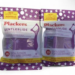 Plackers GentleSlide Mint Blast dental flossers #dentalcare #flossing