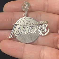 LA Laker Silver Pendant 