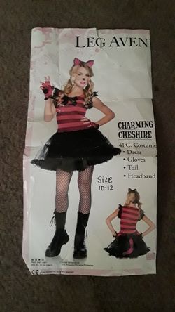 Charming Cheshire Cat - Teen Junior Size - 10 - 12 (Size Medium Or Large)