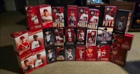 NEW 26-Piece Arizona Diamondbacks Bobblehead Collection (Goldschmidt, Greinke)