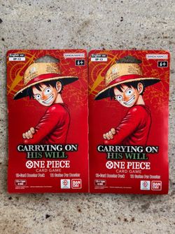 One Piece OP13 Carrying on His Will Booster Pack