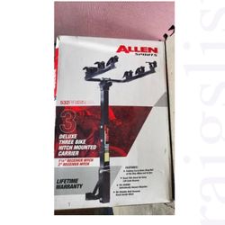 Allen Sports Deluxe 4-Bike Hitch Mounted Carrier, model 542RR. 
