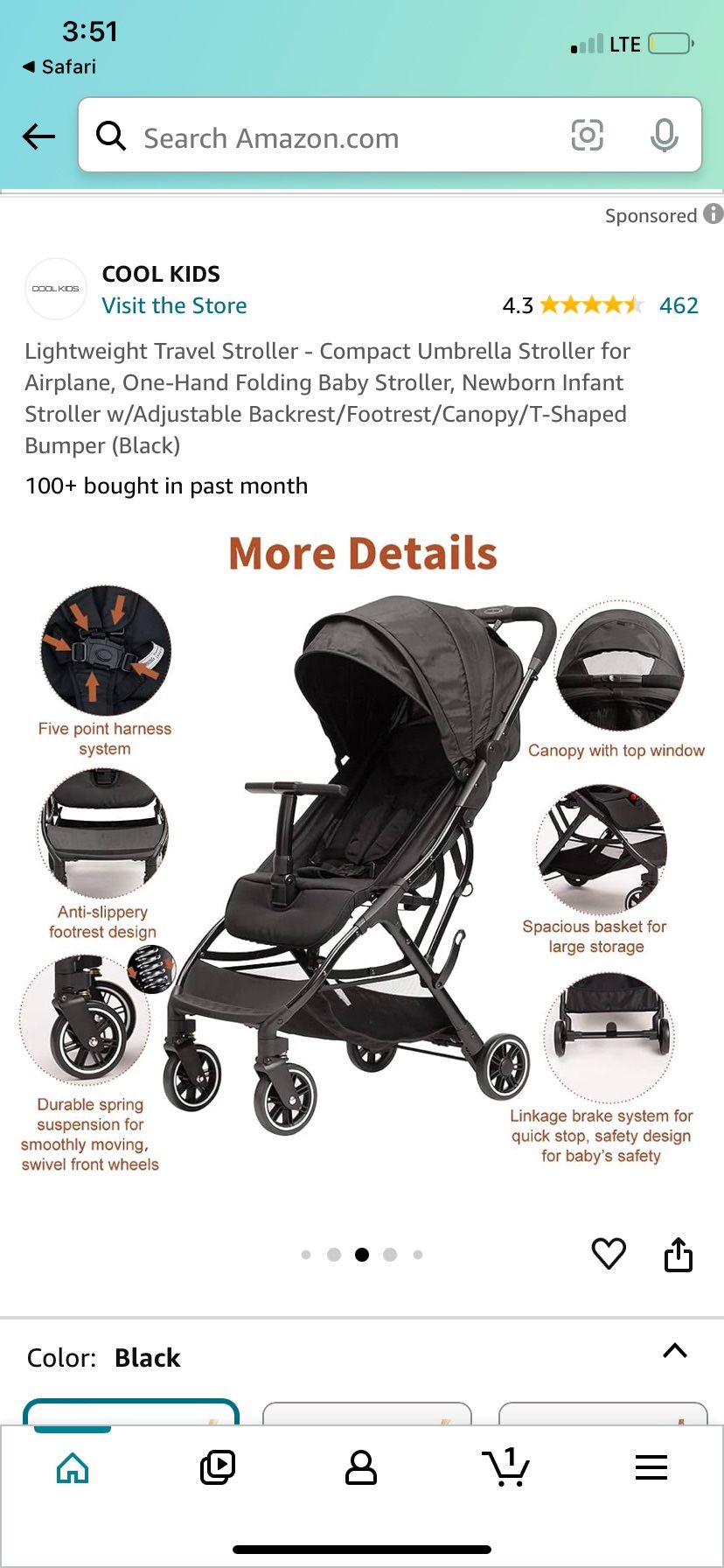 Like New Baby Stroller