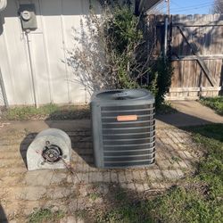 3 ton Goodman air conditioner with new blower motor. 