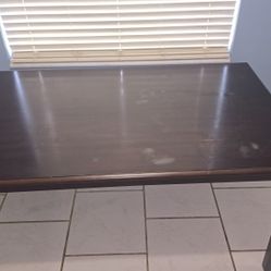Solid Wood Dining Room Table With 4 Chairs
