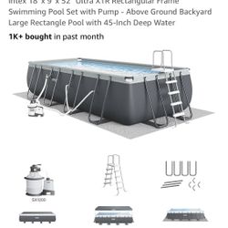 Intex Above Ground Swimming Pool