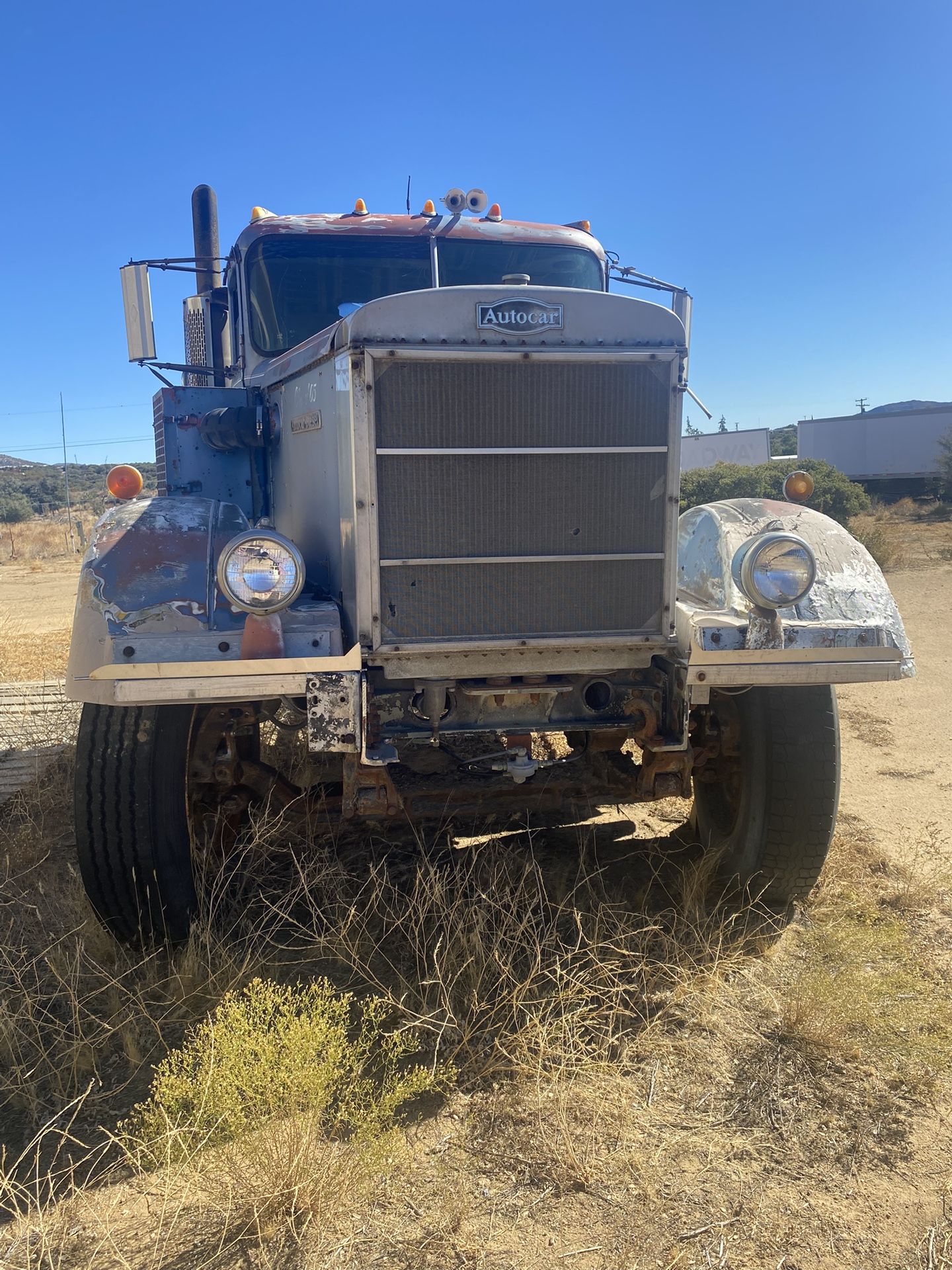 Blue 1960s Truck