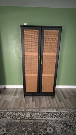 Wood wardrobe
