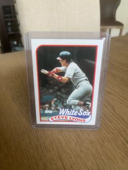 1989 TOPPS 334 STEVE LYONS
