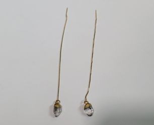 Gold-plated 925 Silver Threader Earrings