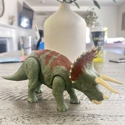 Green Triceratops Toy