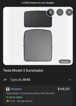 Tesla Model 3 Sun Shades