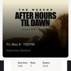 The Weeknd Concert Tour 