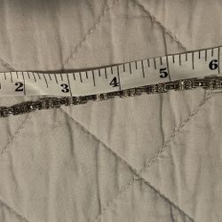 7” Marcasite Real Sterling Silver 925 Bracelet 