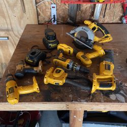 Various Dewalt Tools