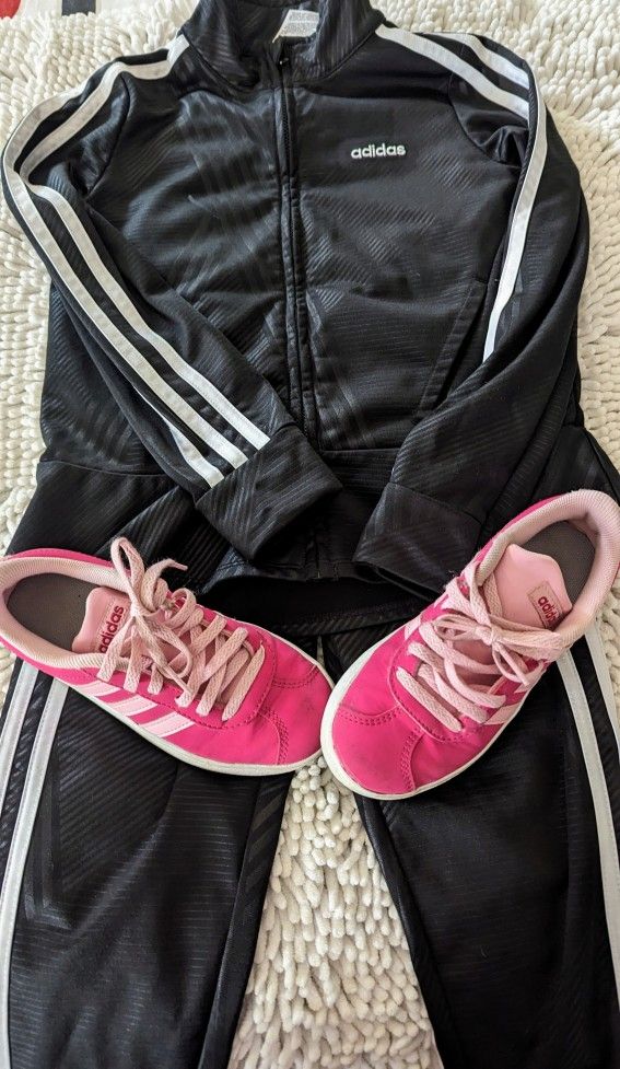Adidas Shoes And Track Pants