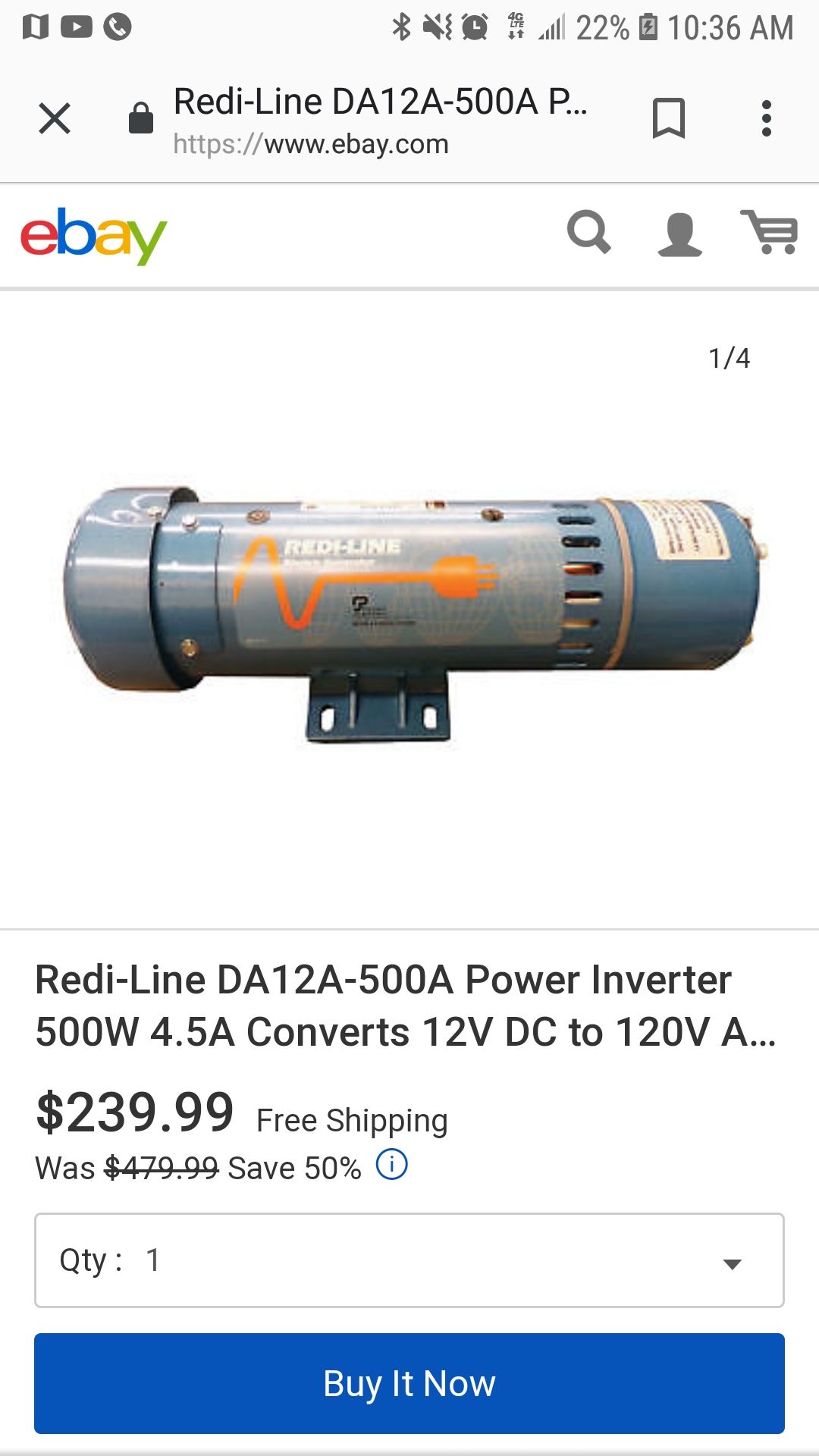 The REDILINE Electric Generator Inverter for Sale in Centralia, WA