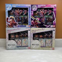 New sealed One Piece Illustration Collection Vol 1 2 3 4