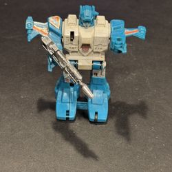 Vintage Transformers G1 Jumpstarter Topspin Action Figure. Missing a wheel, see photos 