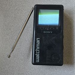 Sony Watchman Portable Tv 1990s
