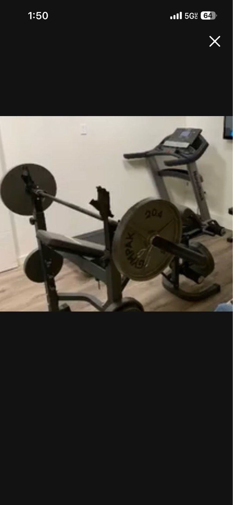Home gym. Need good asap