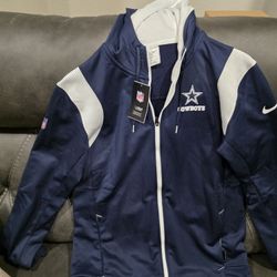 Nike Dallas Cowboys Zip Hoody Size M