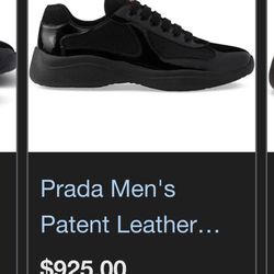 Men’s Prada Patent Leather 