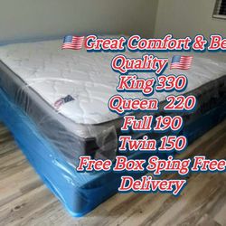 Plush Pillow Top Queen Size Set  / Colchones 