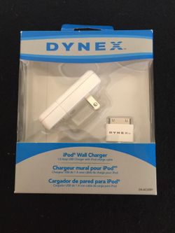 iPhone or iPod with wall charger adapter