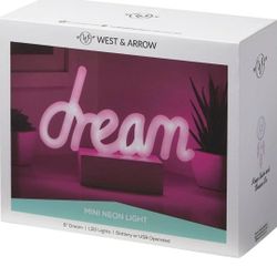 West & Arrow Mini LED Desk Tabletop Mini Dream Neon Lamp Night  