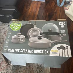 Green Life Pots And Pans Set