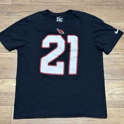 Arizona Cardinals NFL Nike Patrick Peterson Jersey Athletic Cut T Shirt Womens Large