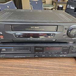 Sony VHS & CD Player