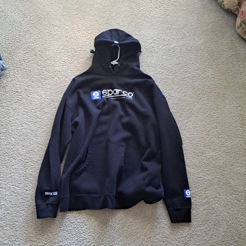 Sparco racing hooded pullover